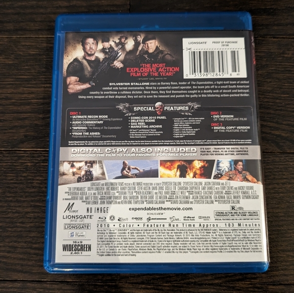 LIKE NEW Expendables Blu-Ray movie - Picture 4 of 9